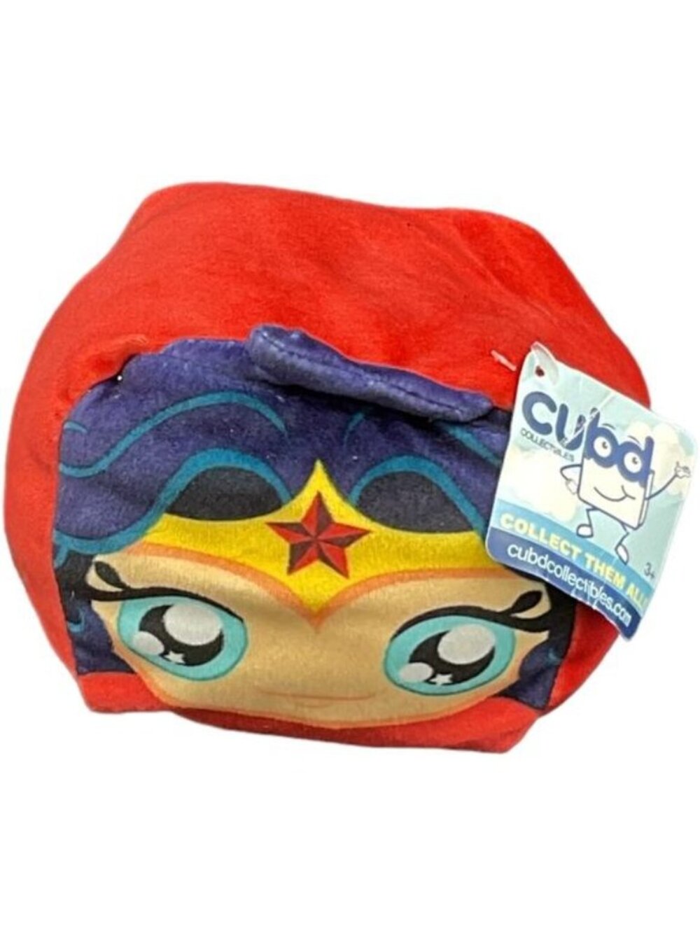 DC Comics Cubd Collectibles Wonder Woman 4" Cube Plush Chibi Kawaii Toy